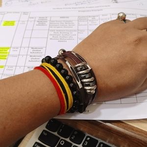 Leather bracelet
